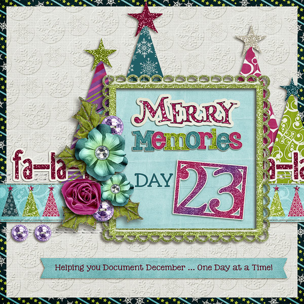 Merry Memories 2014 Day 23 Trixie Scraps Designs